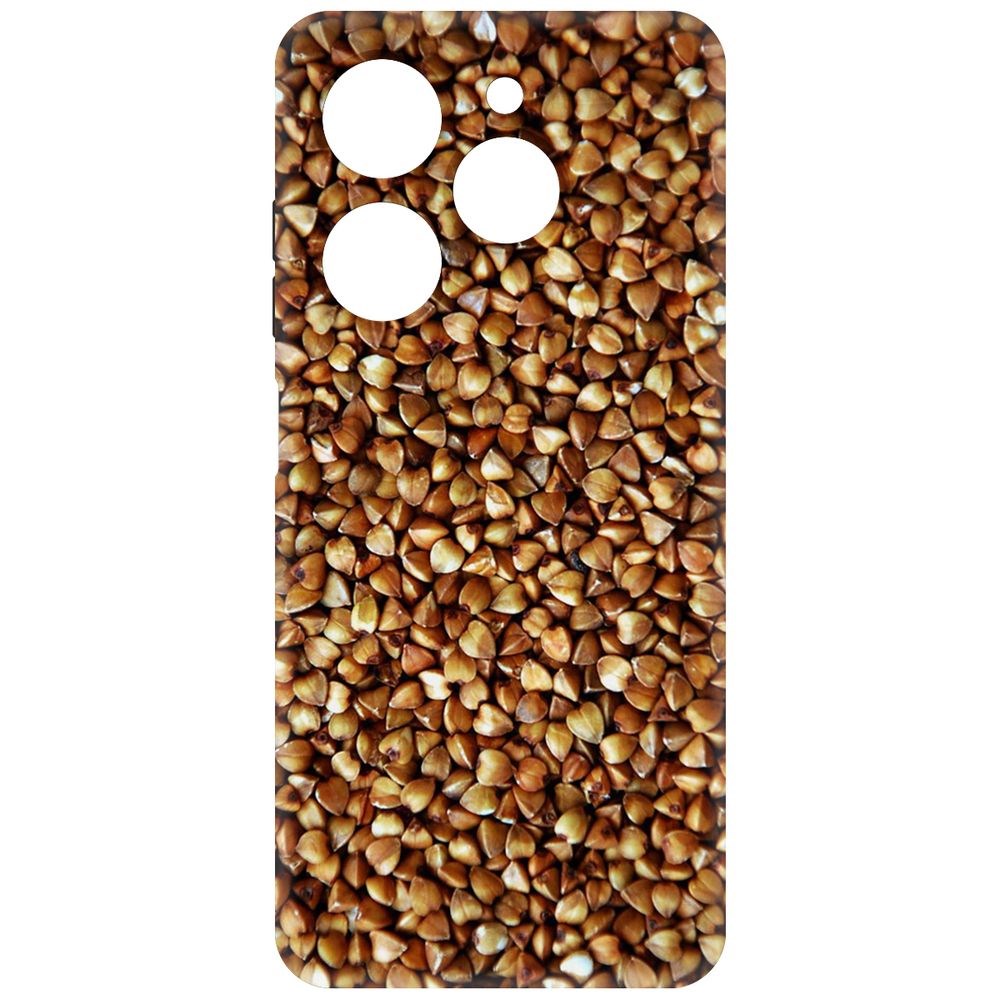 

Чехол-накладка Krutoff Soft Case Гречка для Tecno Spark Go 2024 черный