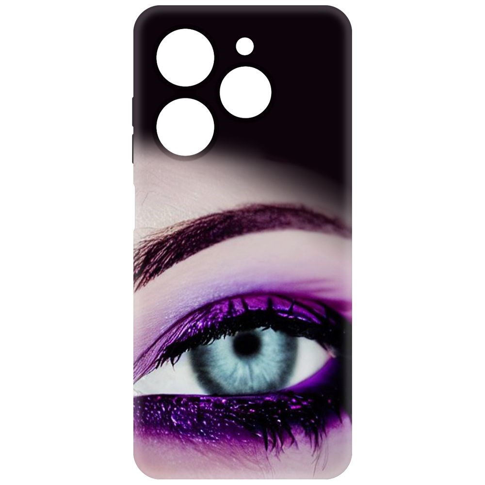 

Чехол-накладка Krutoff Soft Case Взгляд для Tecno Spark Go 2024 черный