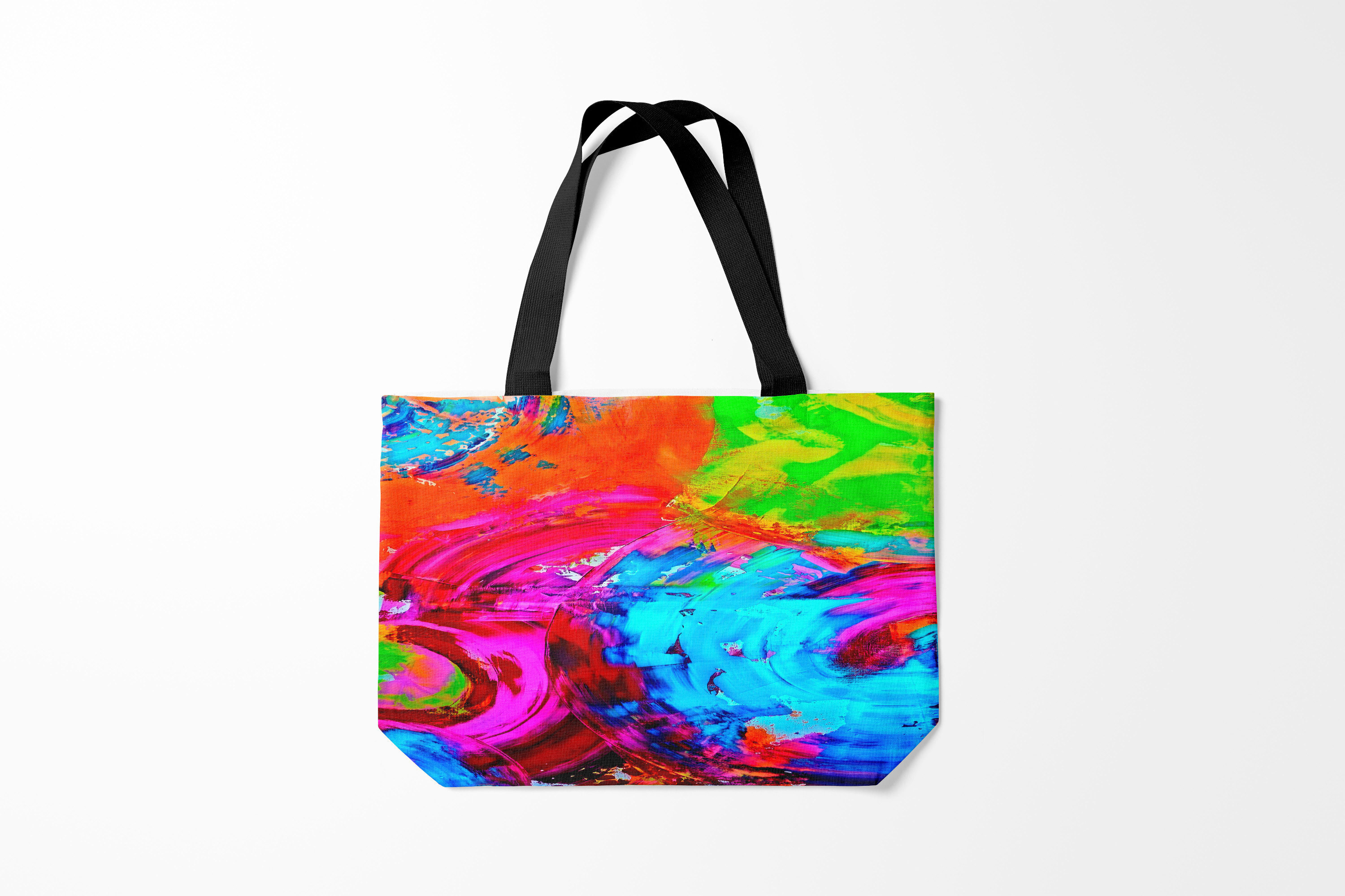 

Сумка шoппер унисекс Burnettie Абстракция Abstract flower color, разноцветный, Абстракция Abstract flower color