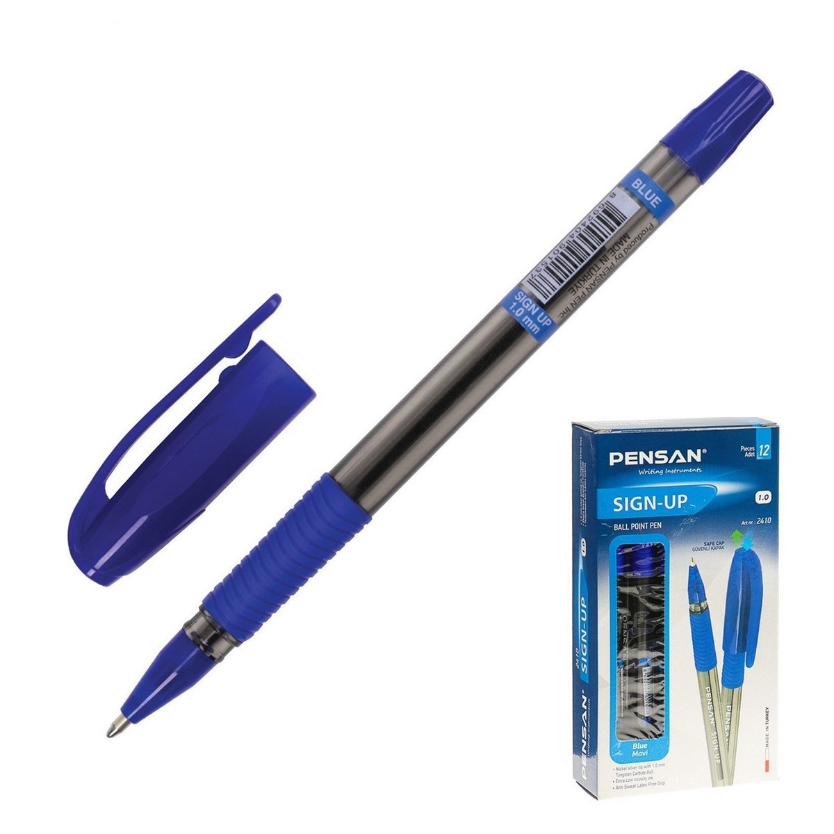 Ручка шариковая Pensan Sign-up 3494034, синяя, 1 мм, 1 шт.
