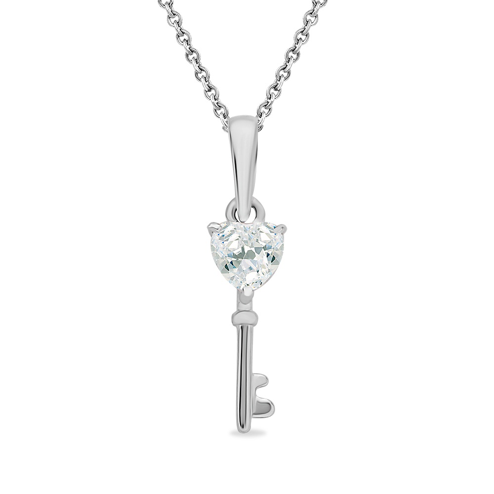 

Кулон из серебра с фианитом 585Gold 703006837, 703006837