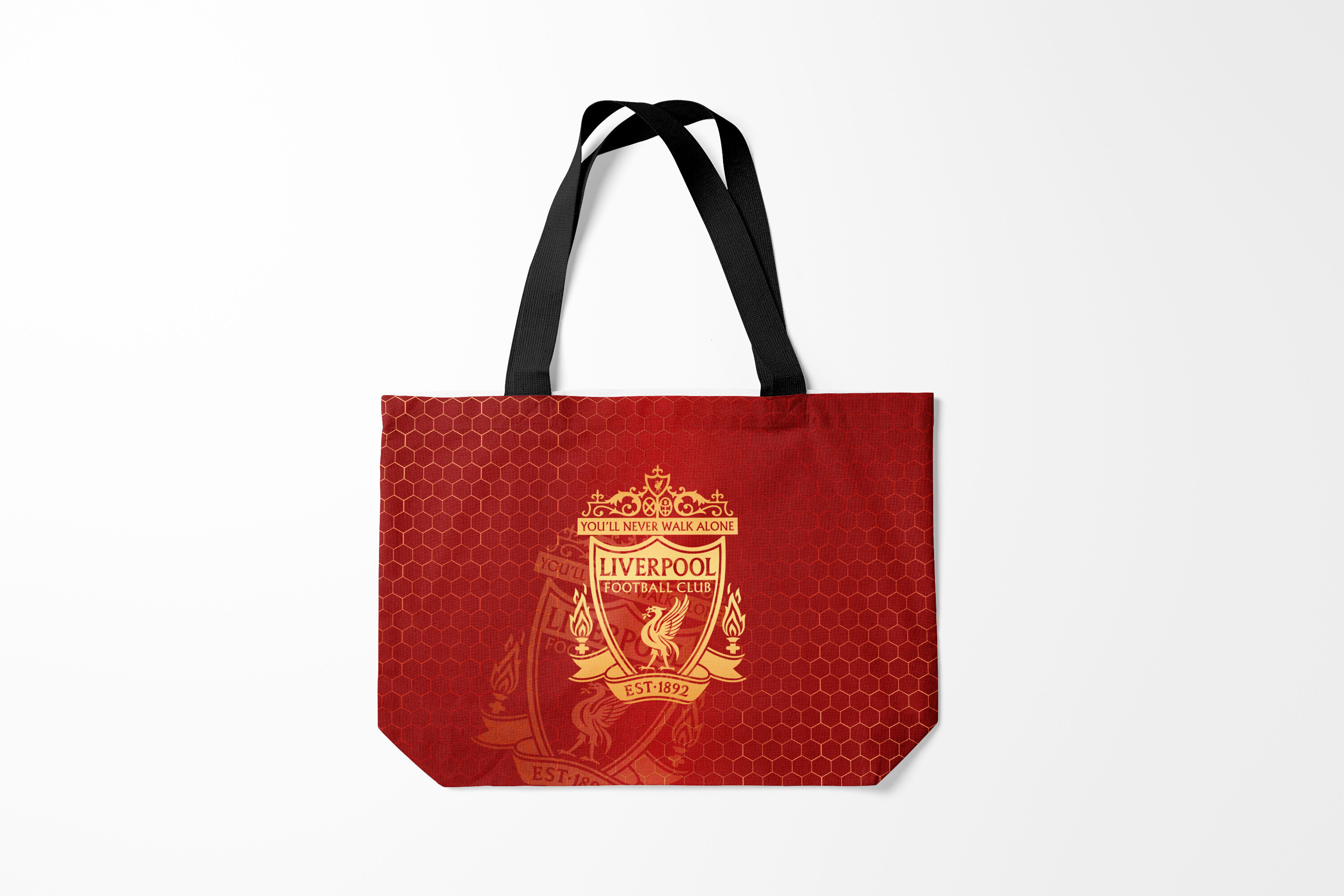 

Сумка шoппер унисекс Burnettie Liverpool Ливерпуль, красный, Liverpool Ливерпуль