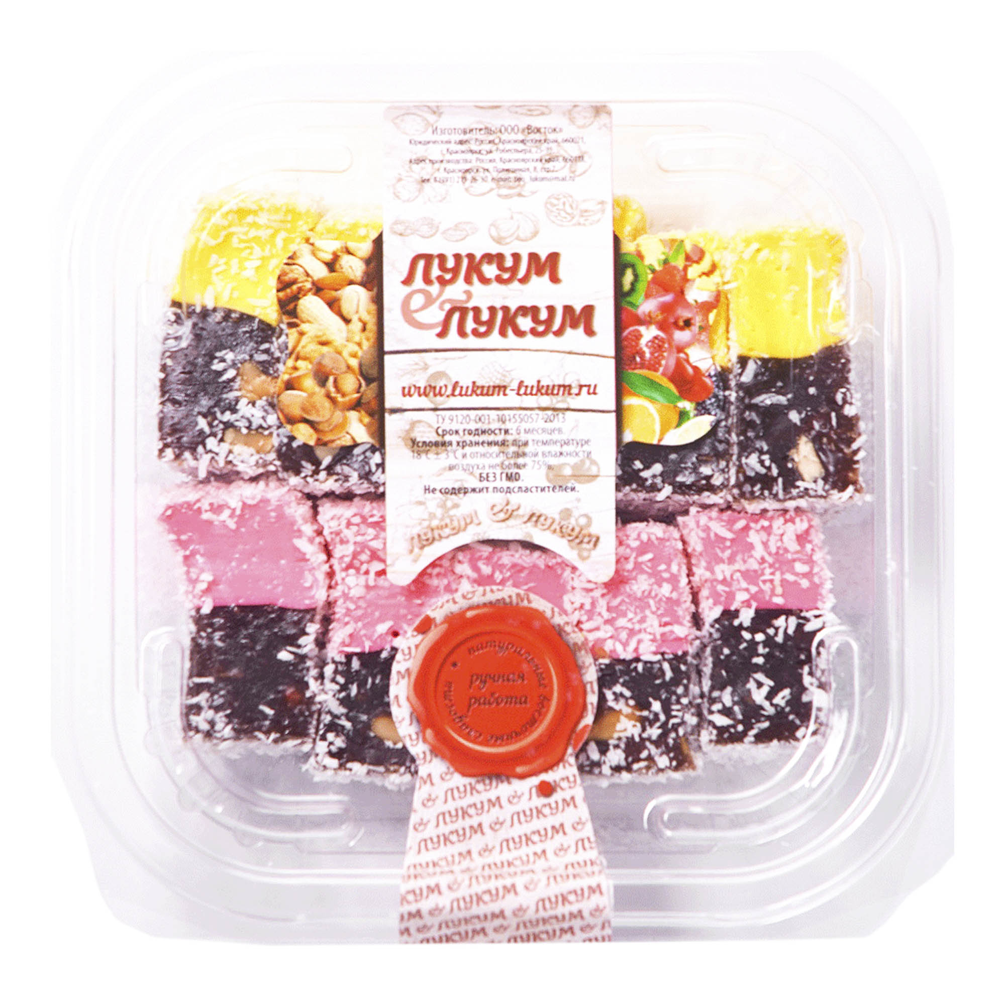 

Рахат-лукум Лукум&Лукум Султан Сулейман домино фруктовое 210 г