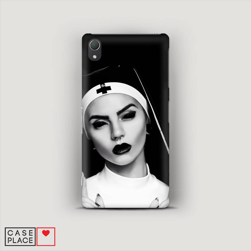 

Пластиковый чехол "Черная монашка" на Sony Xperia Z2
