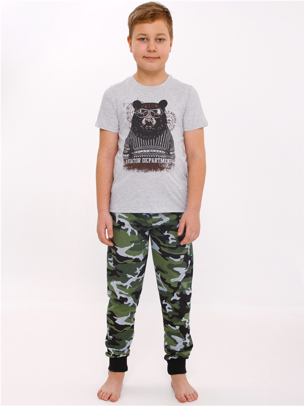 

Пижама детская Апрель 2ПЖФБ5589002н, серый; зеленый; черный, 134, 2ПЖФБ5589002н