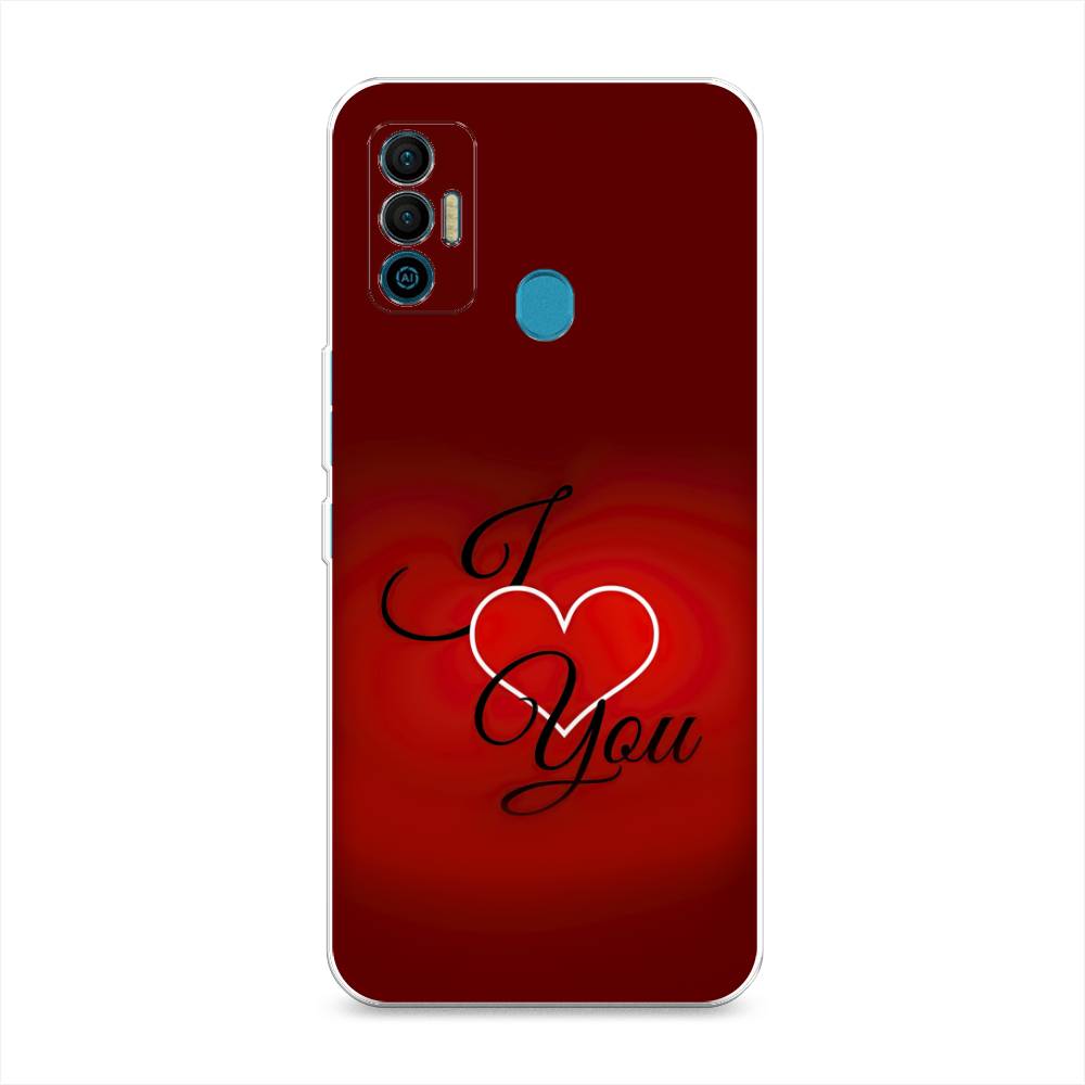 

Чехол Awog на Tecno Spark 7 "I love you 3", Разноцветный, 301050-6