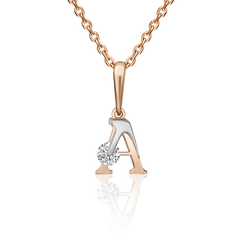 

Подвеска из золота с фианитом PLATINA jewelry 03-3119-А-401-1111_00, 03-3119-А-401-1111_00