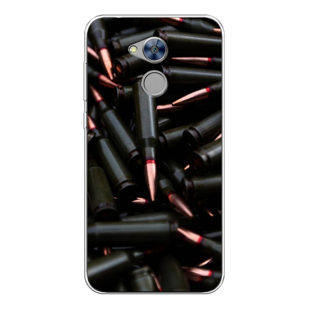 

Чехол Awog на Honor 6A "Пули черные", Разноцветный, 63650-5