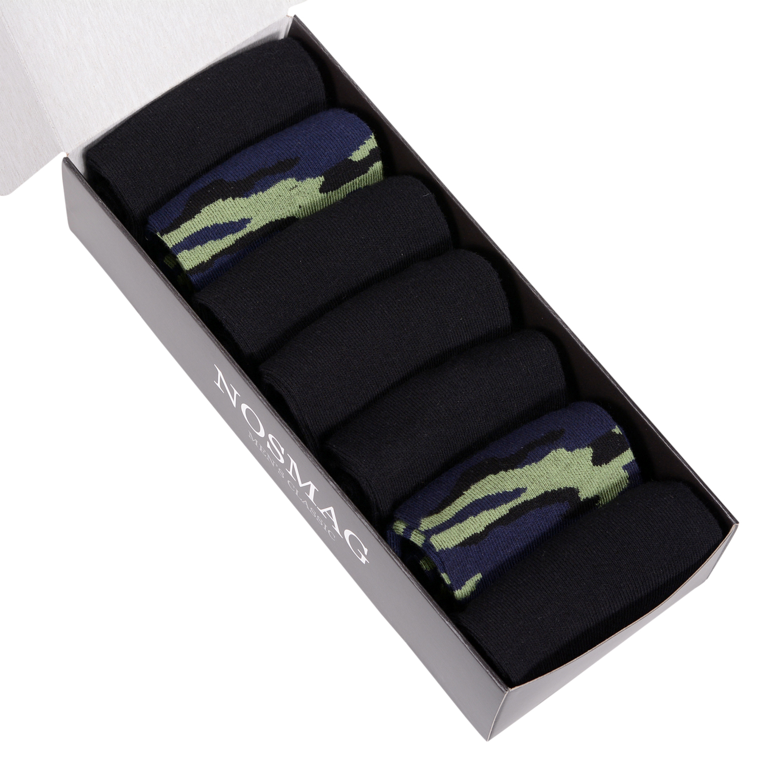 фото Подарочный набор носков мужской челны текстиль l46-7-6 разноцветный 25 (38-40)