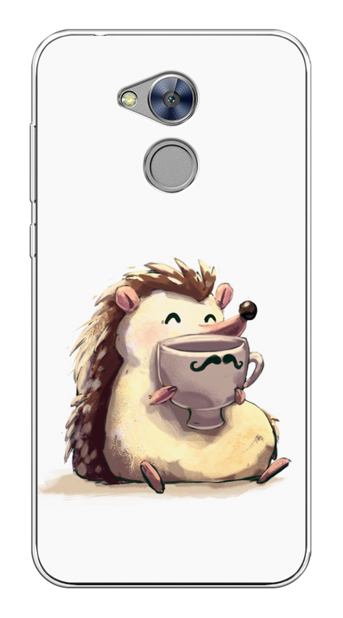 

Чехол Awog на Honor 6A "Еж кофеман", Разноцветный, 63650-10