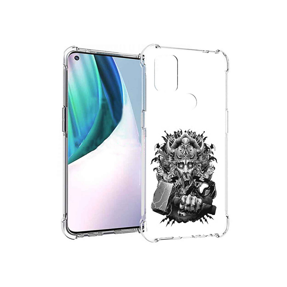 

Чехол MyPads Tocco для OnePlus Nord N10 5G злой тор (PT227047.129.363), Прозрачный, Tocco