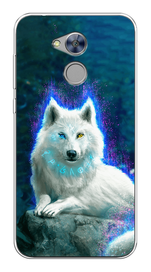 

Чехол Awog на Honor 6A "Белоснежный волк", Разноцветный, 63650-2