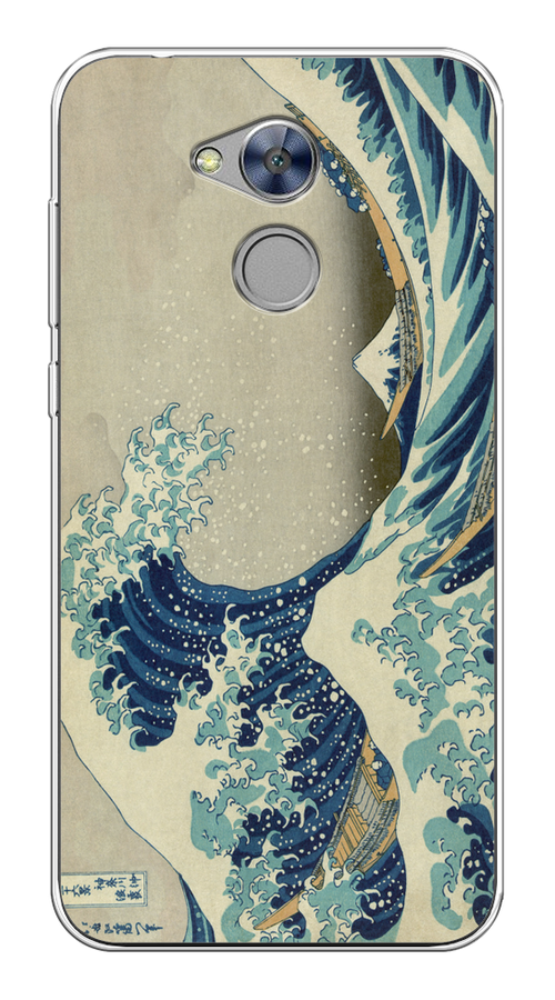 

Чехол Awog на Honor 6A "Большая волна в Канагаве", Разноцветный, 63650-9