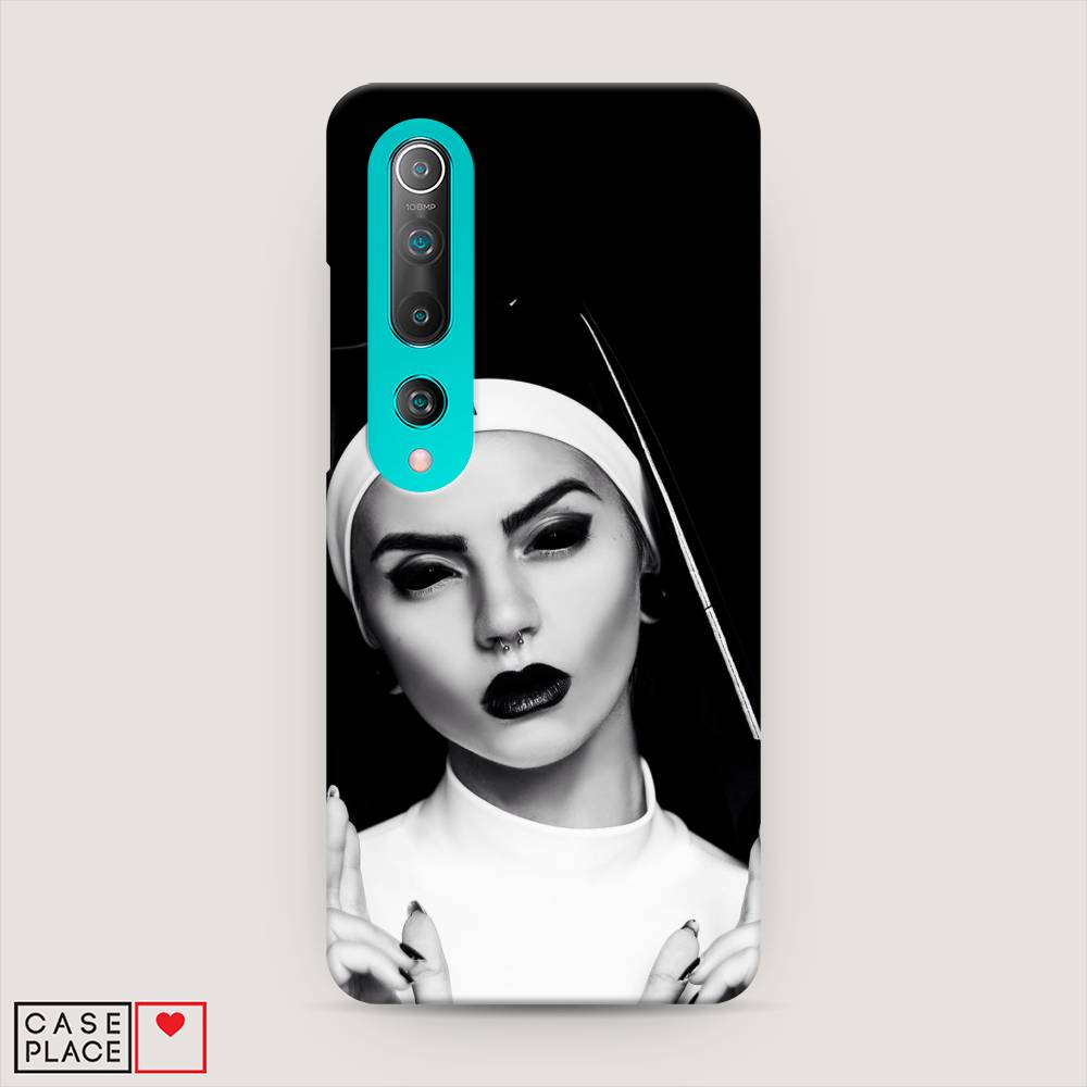 

Пластиковый чехол "Черная монашка" на Xiaomi Mi 10, 37520-7