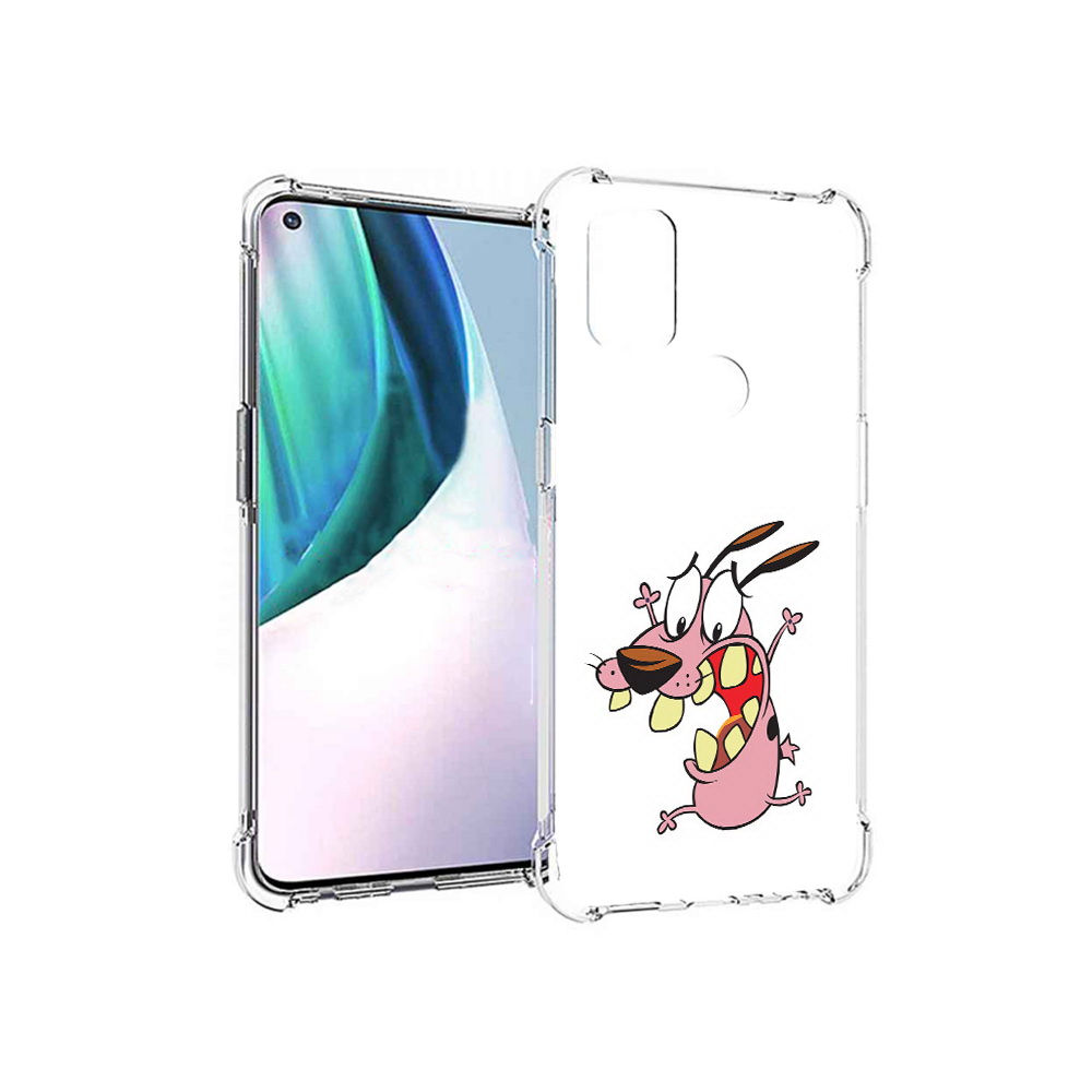 

Чехол MyPads Tocco для OnePlus Nord N10 5G зубастый бобик (PT227047.129.371), Прозрачный, Tocco