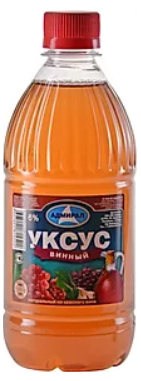 

Уксус Адмирал винный из красного вина 6% 500 мл