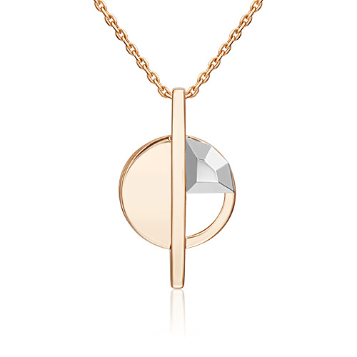 

Кулон из красного золота/белого золота PLATINA jewelry 03-3384-00-000-1111, 03-3384-00-000-1111