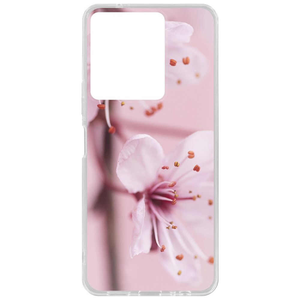 

Чехол-накладка Krutoff Clear Case Весна для Vivo Y36, Прозрачный