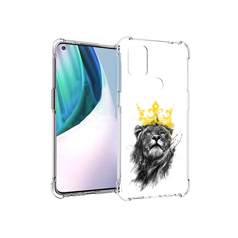 

Чехол MyPads Tocco для OnePlus Nord N10 5G король-лев (PT227047.129.391), Прозрачный, Tocco