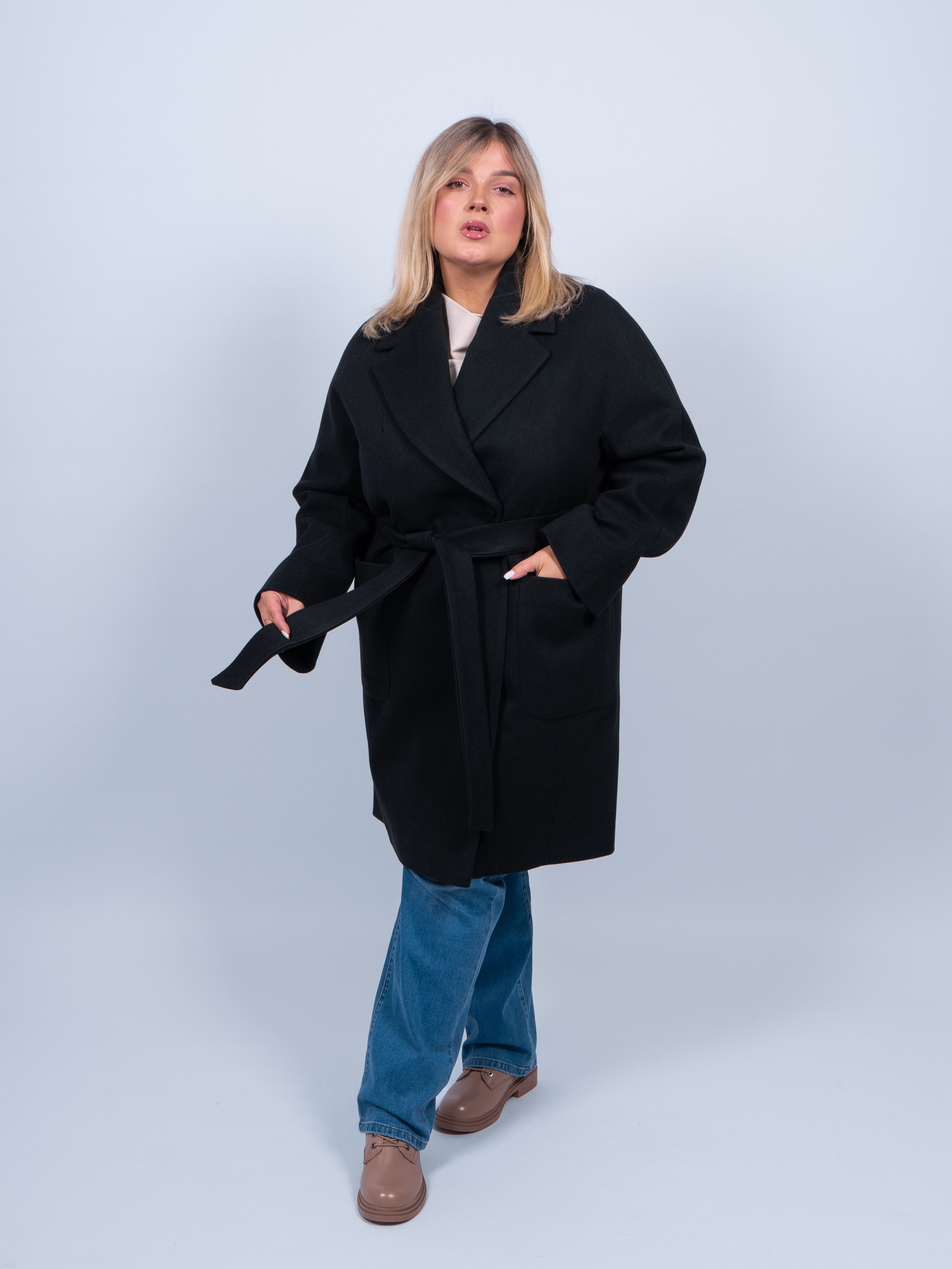 

Пальто женское 365 clothes KR-293B-Малзвезда черное 54 RU, Черный, KR-293B-Малзвезда