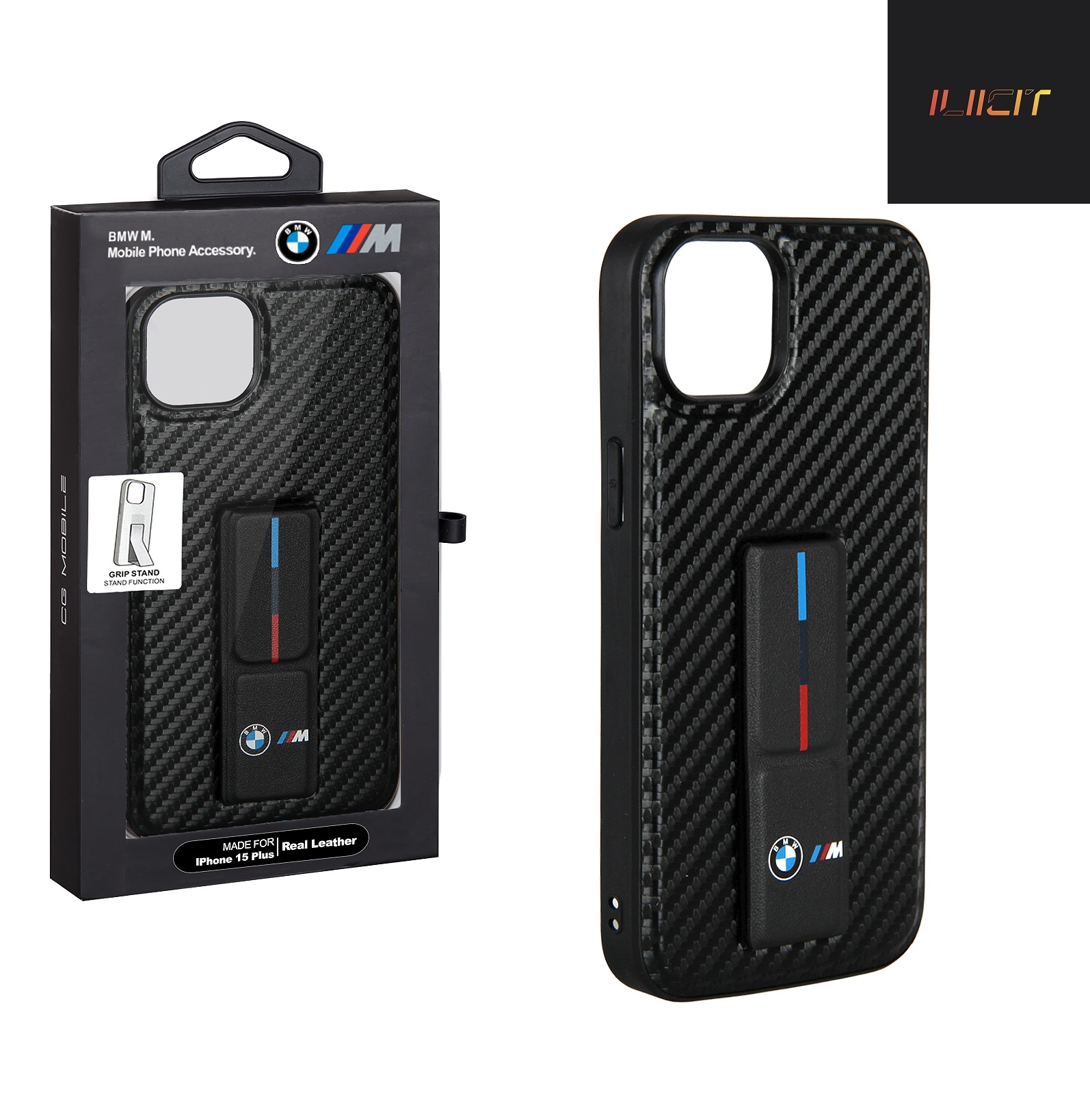 

Чехол iPhone 15 Plus BMW GSPC, черный (IS009130)