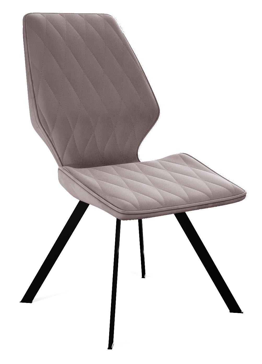 

Стул DikLine 242M B5 LATTE велюр 50x65x91 ножки черные (2 шт), 242M
