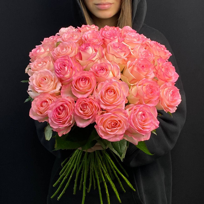 фото Букет из 31 розовой розы джумилия buy buket d3150