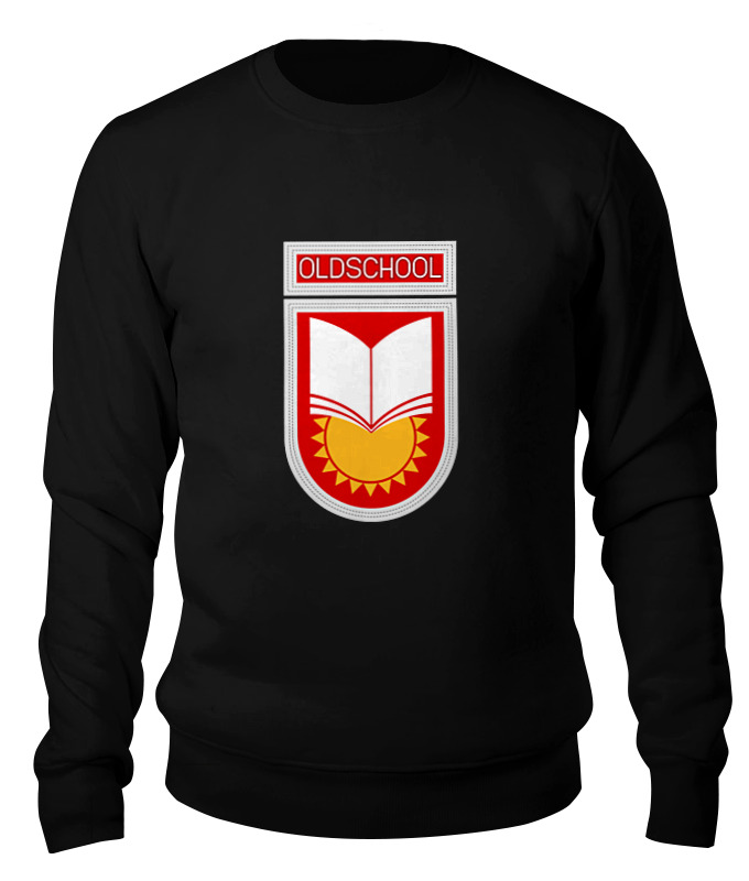 

Свитшот унисекс Printio Oldschool черный S, Oldschool