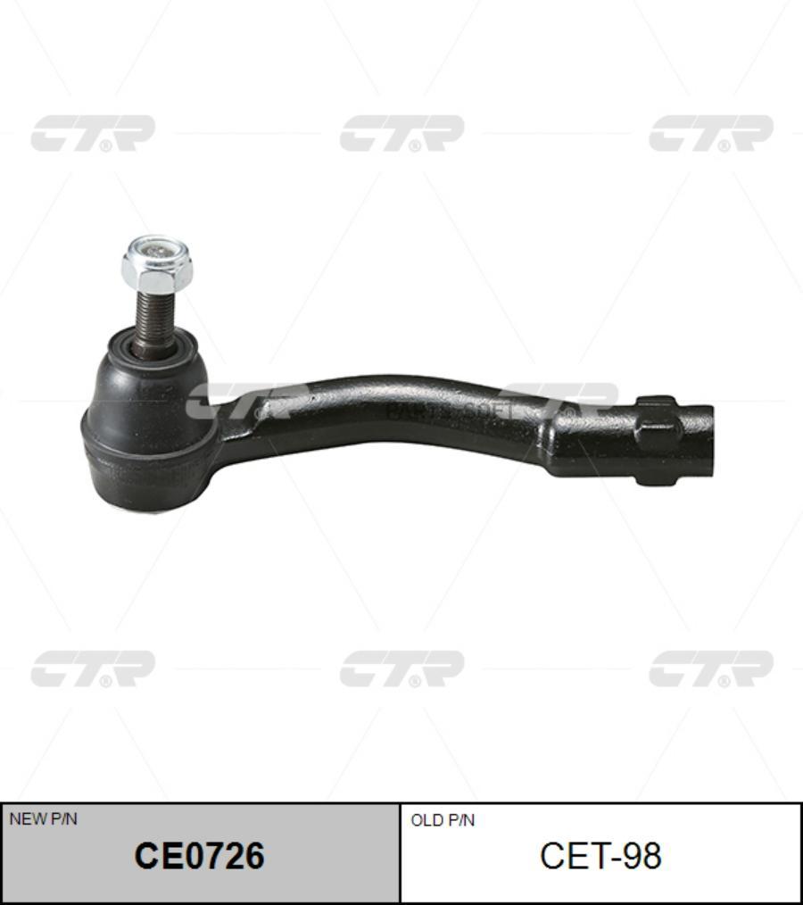

Наконечник рулевой тяги левый TOYOTA YARIS (старый арт. CET-98) CE0726