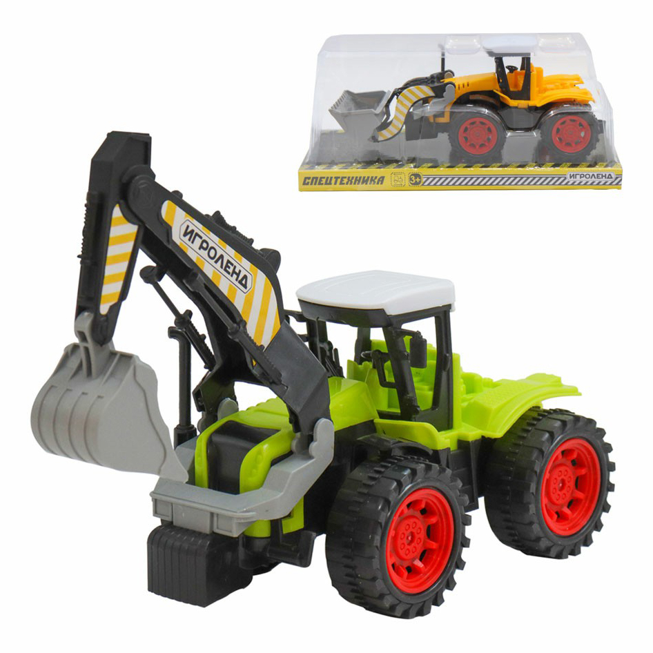 

Трактор инерционный Игроленд 27 х 11 х 12 см в ассортименте, Разноцветный