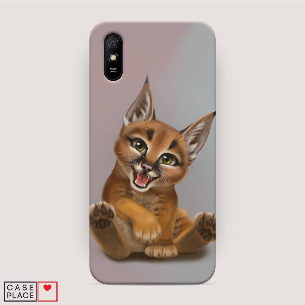 

Пластиковый чехол "Малыш рыси" на Xiaomi Redmi 9A, 38920-1