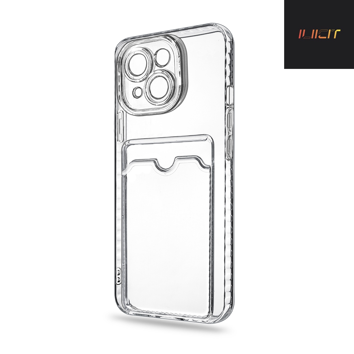 

Чехол iPhone 15 Plus Clear Card, прозрачный (IS798873)
