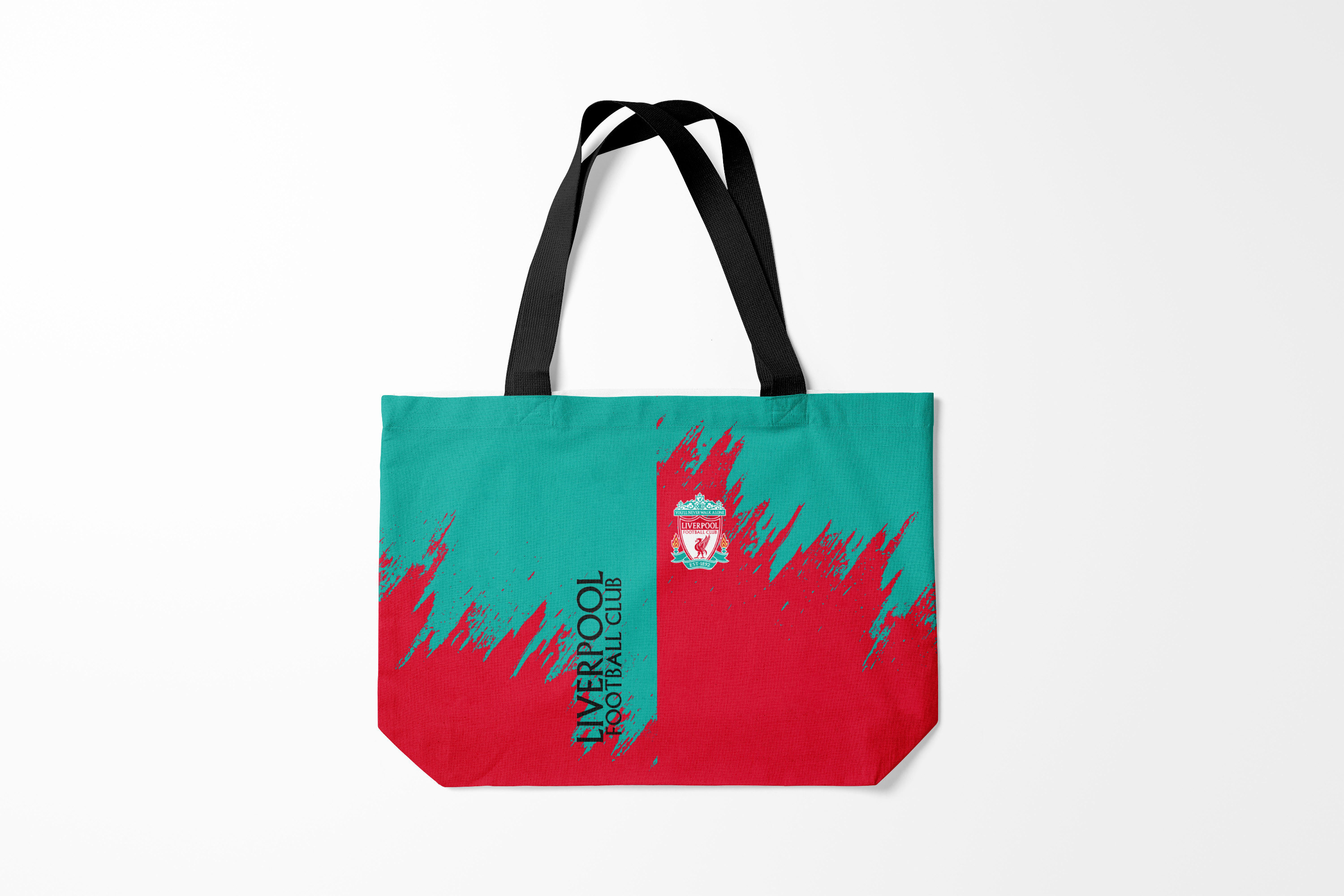 

Сумка шoппер унисекс Burnettie Liverpool LIVERPOOL., бирюзовый; красный, Liverpool LIVERPOOL.