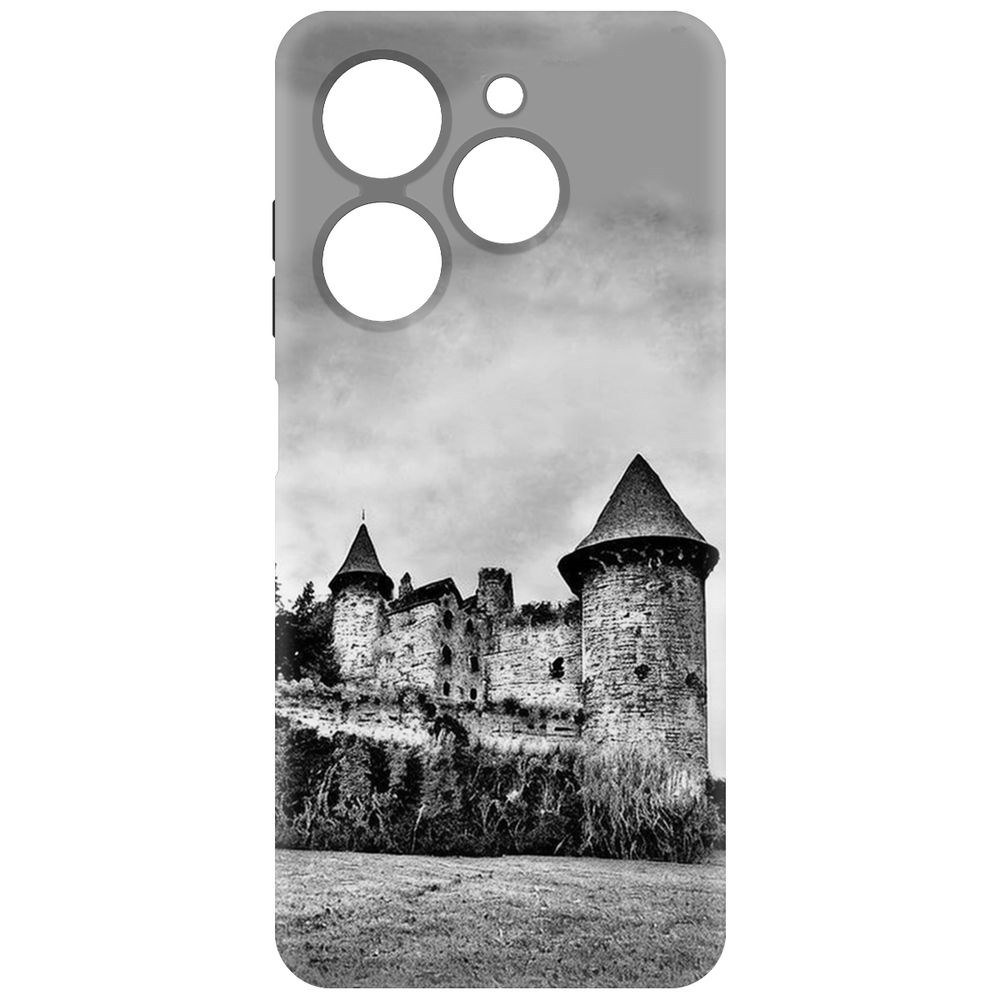 

Чехол-накладка Krutoff Soft Case Старый замок для Tecno Spark 20С черный