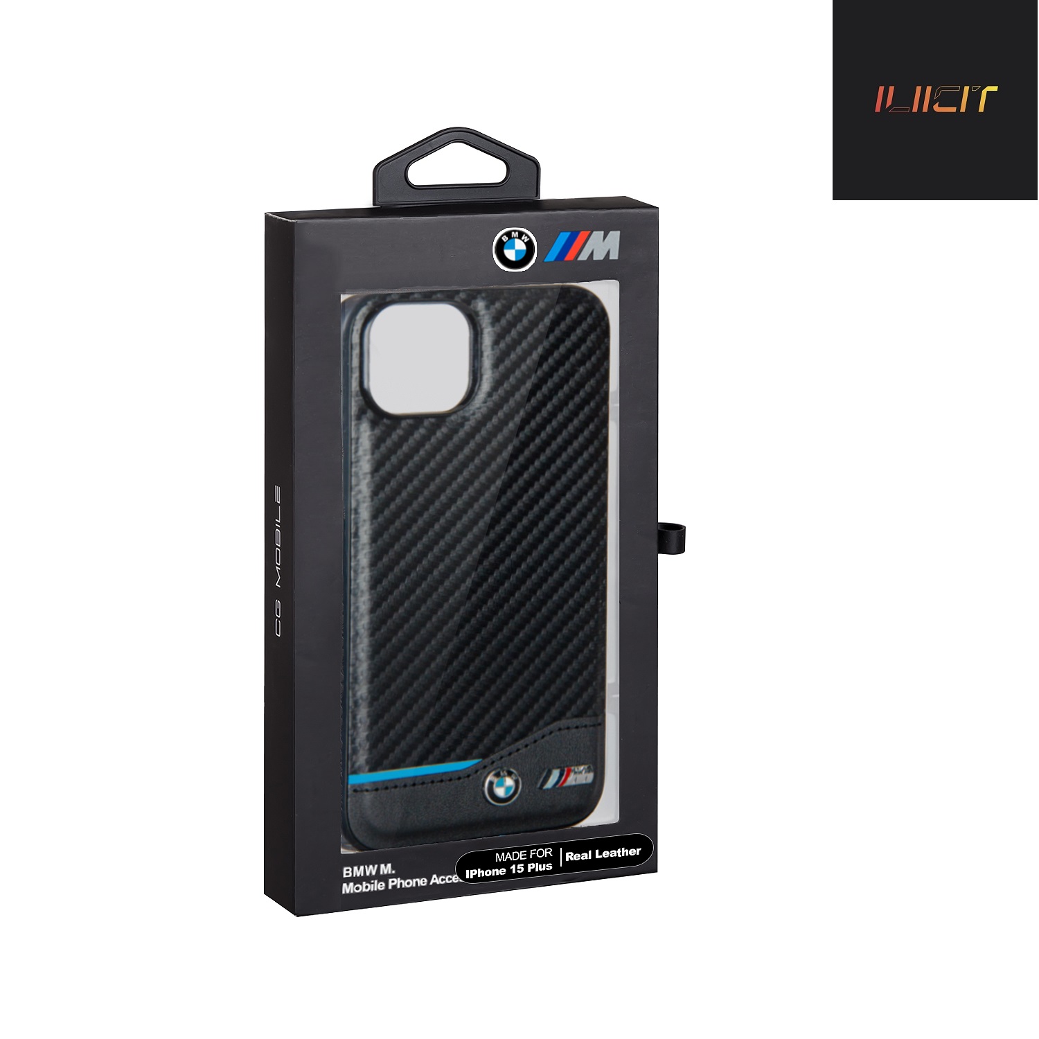 

Чехол iPhone 15 Plus BMW NBCK, черный (IS969977)