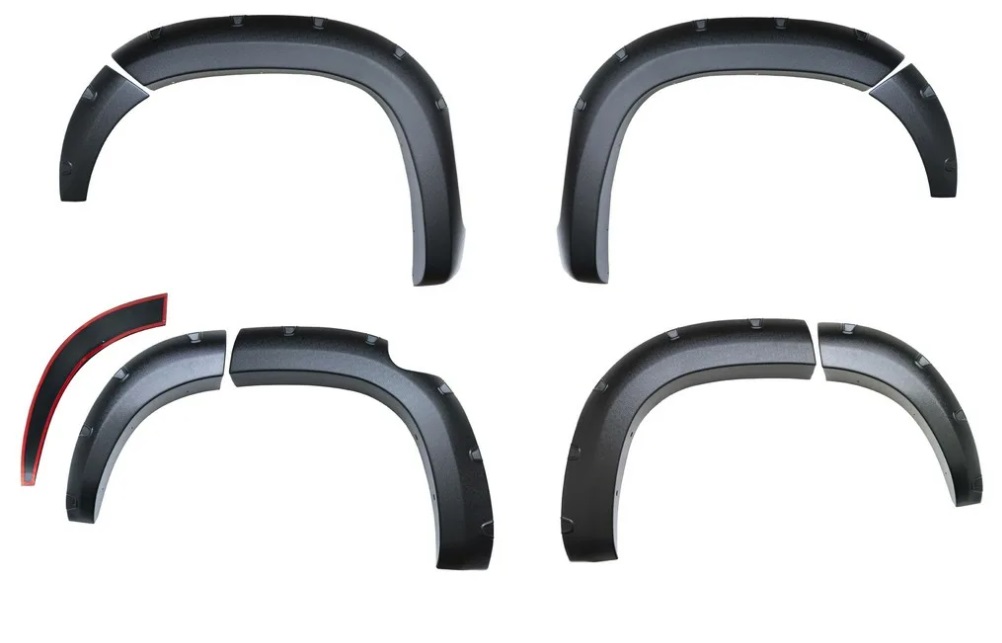 Расширители колесных арок (4 шт.) вынос 30мм для Toyota LC Prado 150 2009-2013, шагрень