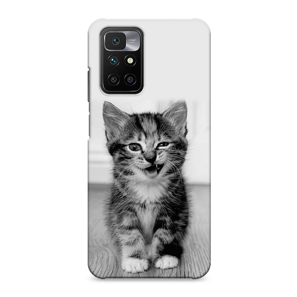 

Пластиковый чехол "Подмигивающий котенок" на Xiaomi Redmi 10, 311320-1