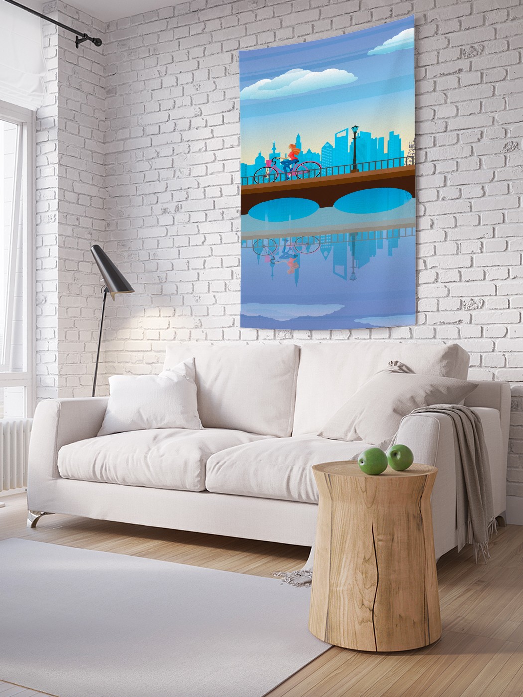 

Вертикальное фотопанно на стену JoyArty По парижскому мосту 150x200 см, По парижскому мосту