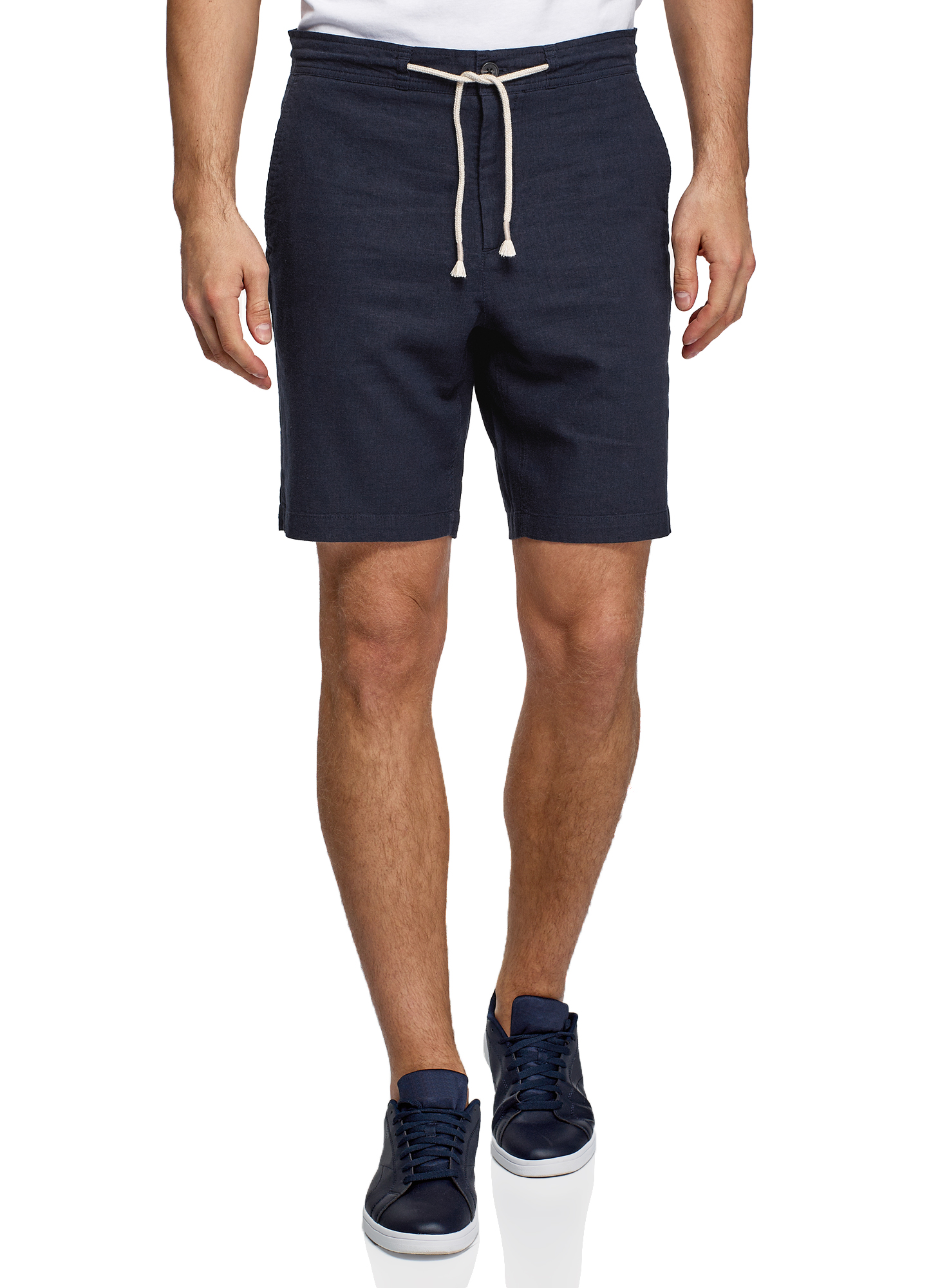 

Шорты мужские oodji 2B700002M синие 40/182, Синий, 2B700002M