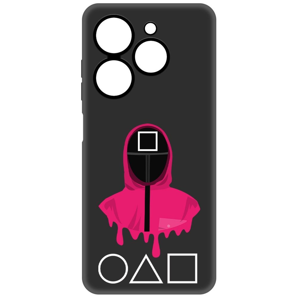 

Чехол-накладка Krutoff Soft Case Игра в кальмара-Начальник для Tecno Spark 20 черный