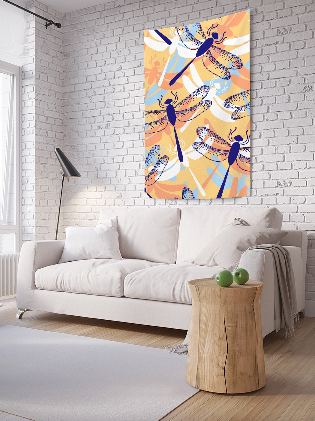 

Вертикальное фотопанно на стену JoyArty Рой стрекоз 150x200 см, Рой стрекоз