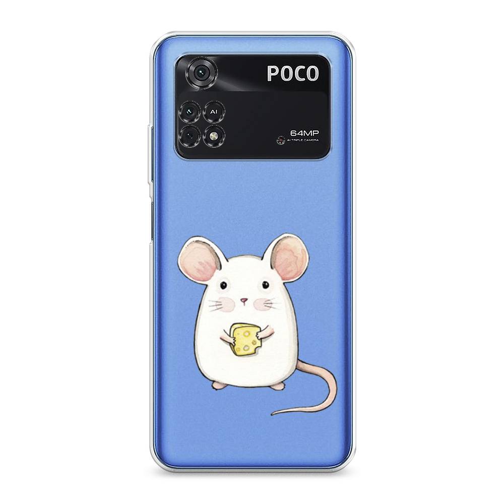 

Чехол Awog на Poco M4 Pro 4G "Мышка", Разноцветный, 313050-1