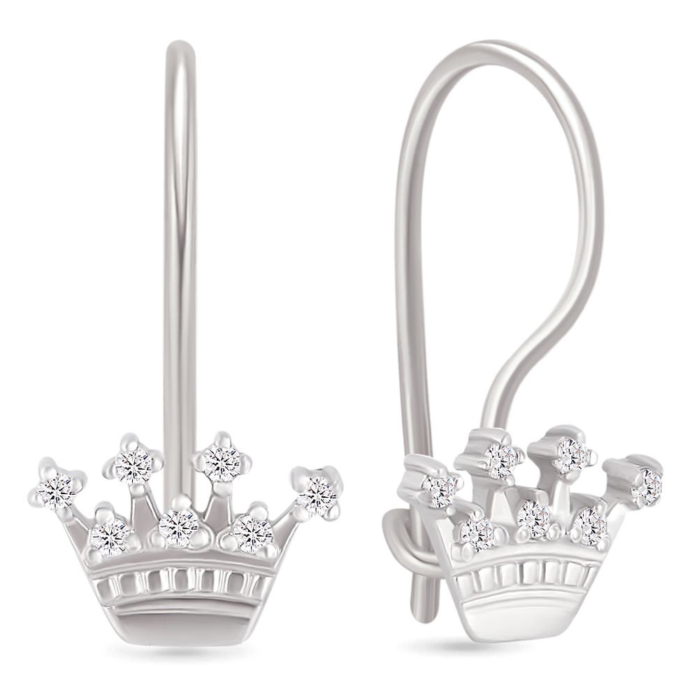 

Серьги из серебра 585Gold 902000191, фианит, 902000191