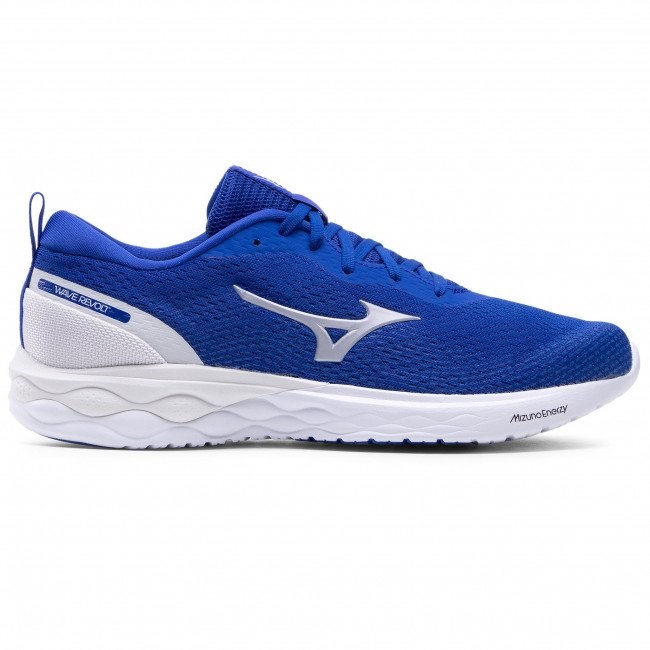 фото Кроссовки мужские mizuno revolt j1gc2081 синие 10 us