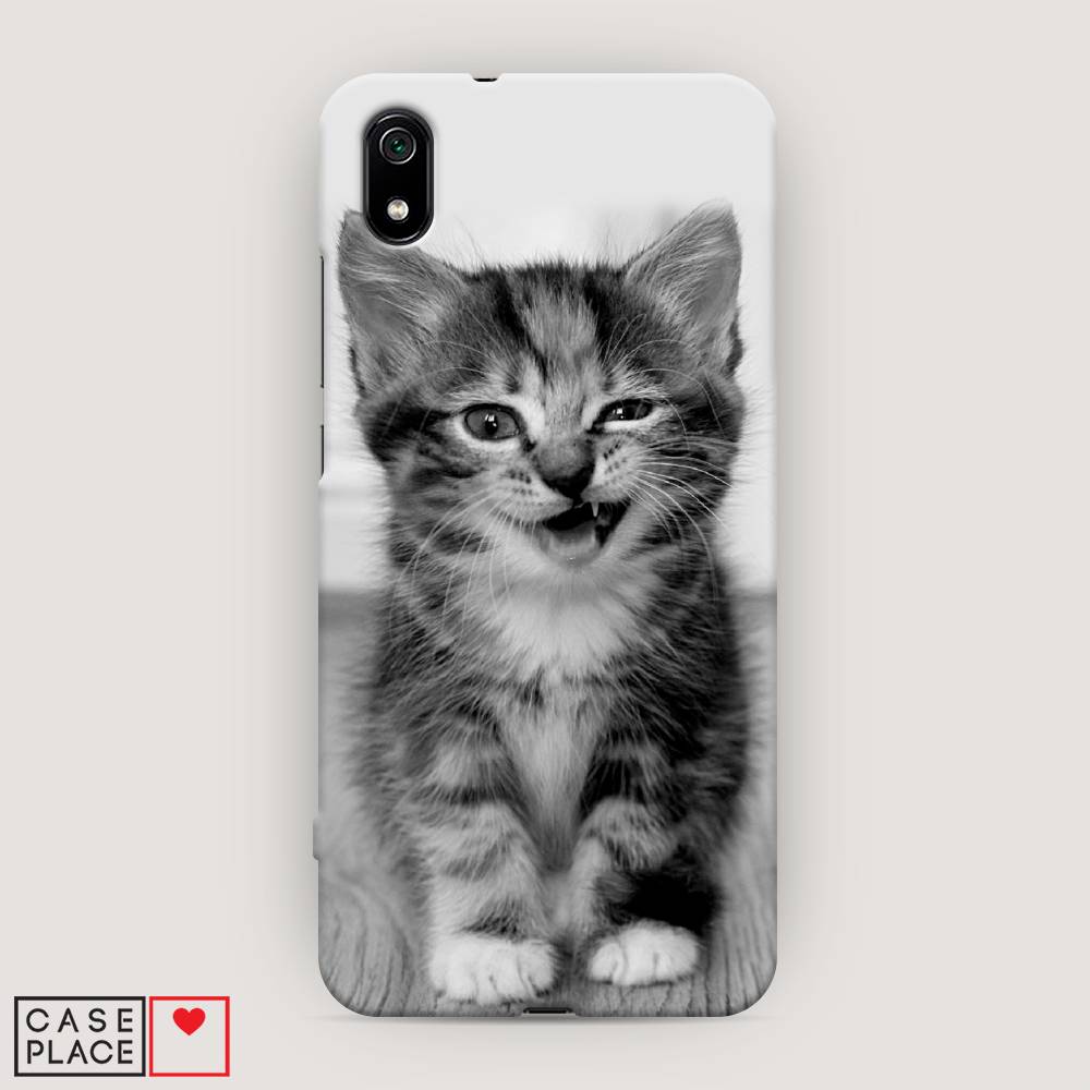 

Пластиковый чехол "Подмигивающий котенок" на Xiaomi Redmi 7A, 35420-1