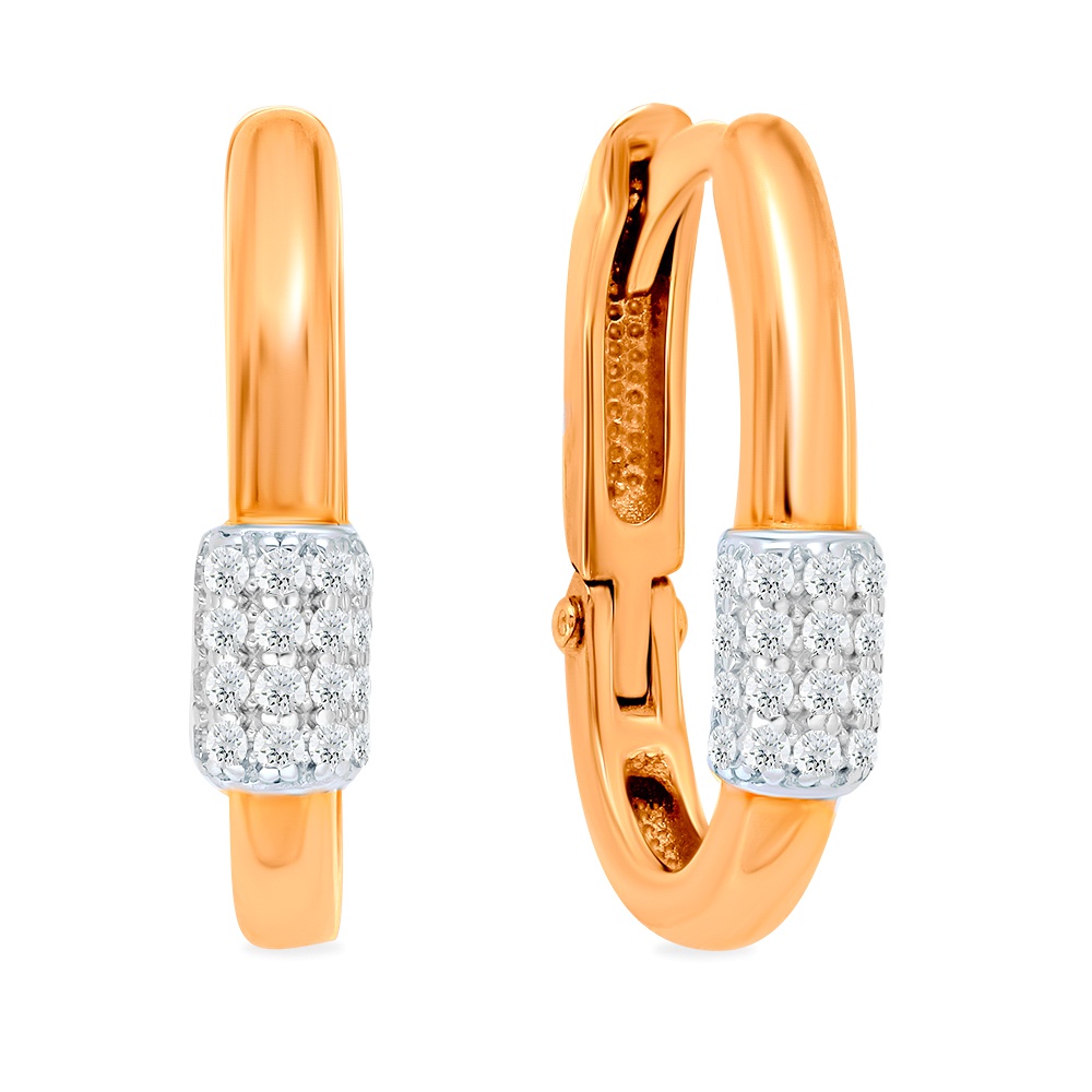 

Серьги из серебра 585Gold 702011186, фианит, 702011186