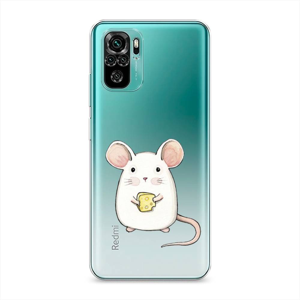 фото Силиконовый чехол "мышка" на xiaomi redmi note 10 awog