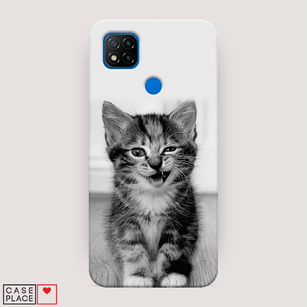 

Пластиковый чехол "Подмигивающий котенок" на Xiaomi Redmi 9C, 39020-1