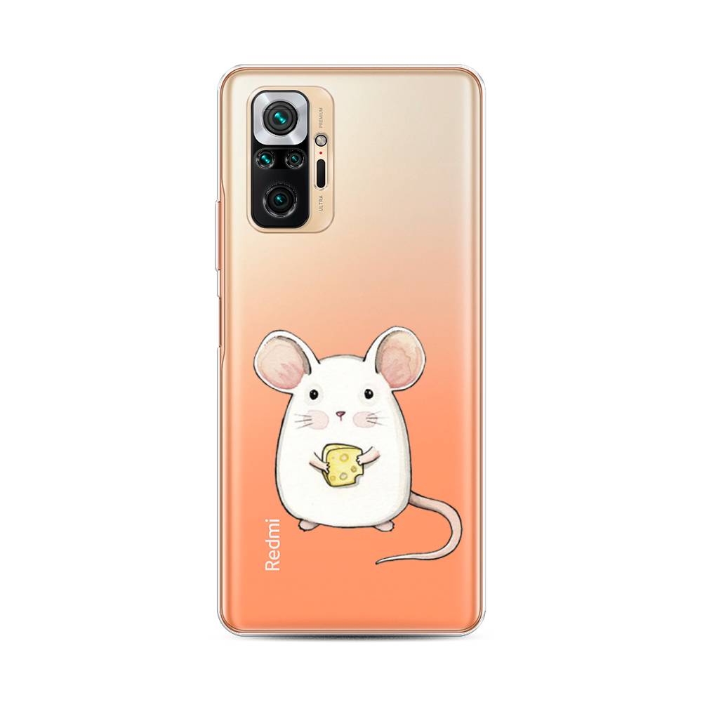 фото Силиконовый чехол "мышка" на xiaomi redmi note 10 pro awog