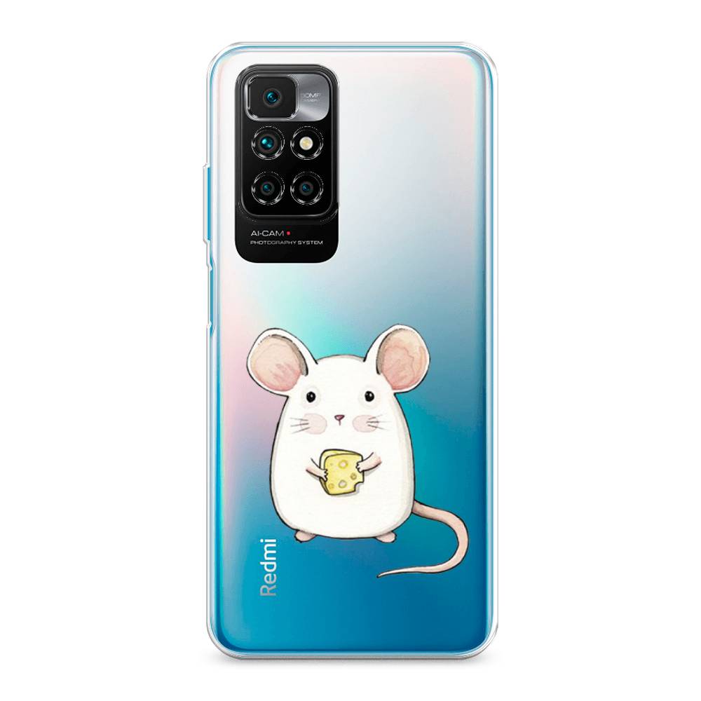 фото Силиконовый чехол "мышка" на xiaomi redmi note 11 4g china awog